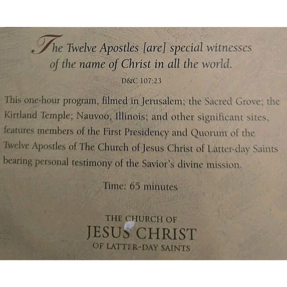 Special Witnesses of Christ VHS Religious Factory Sealed Jesus - Picture 4 of 4